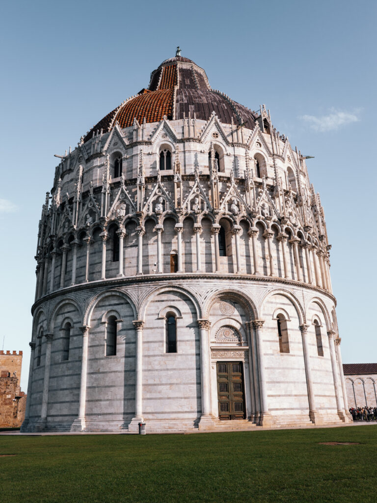 The pretty Baptistery exterior