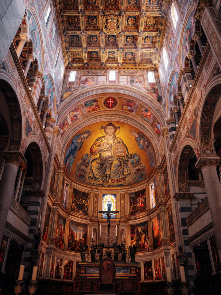 Inside the Cattedrale di Pisa