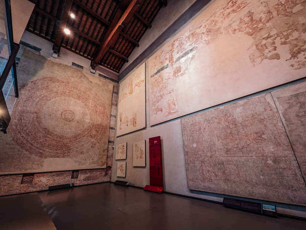 Sinopie works inside the museum