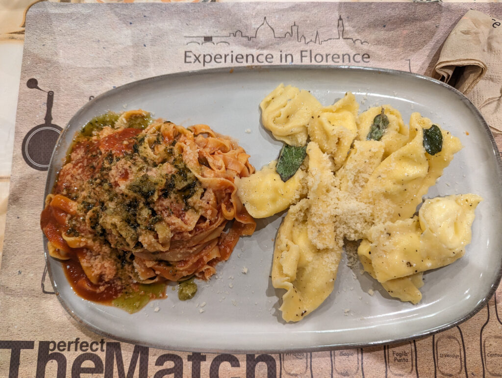 The final pasta product