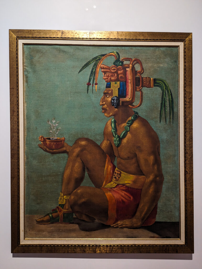 A painting at the National Museum of Art