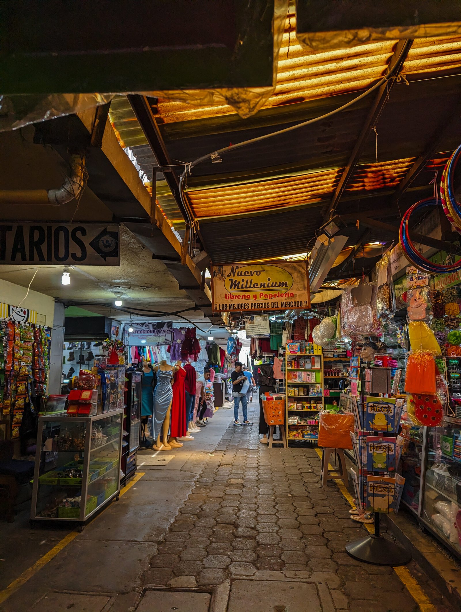 An alley in the Mercado Central