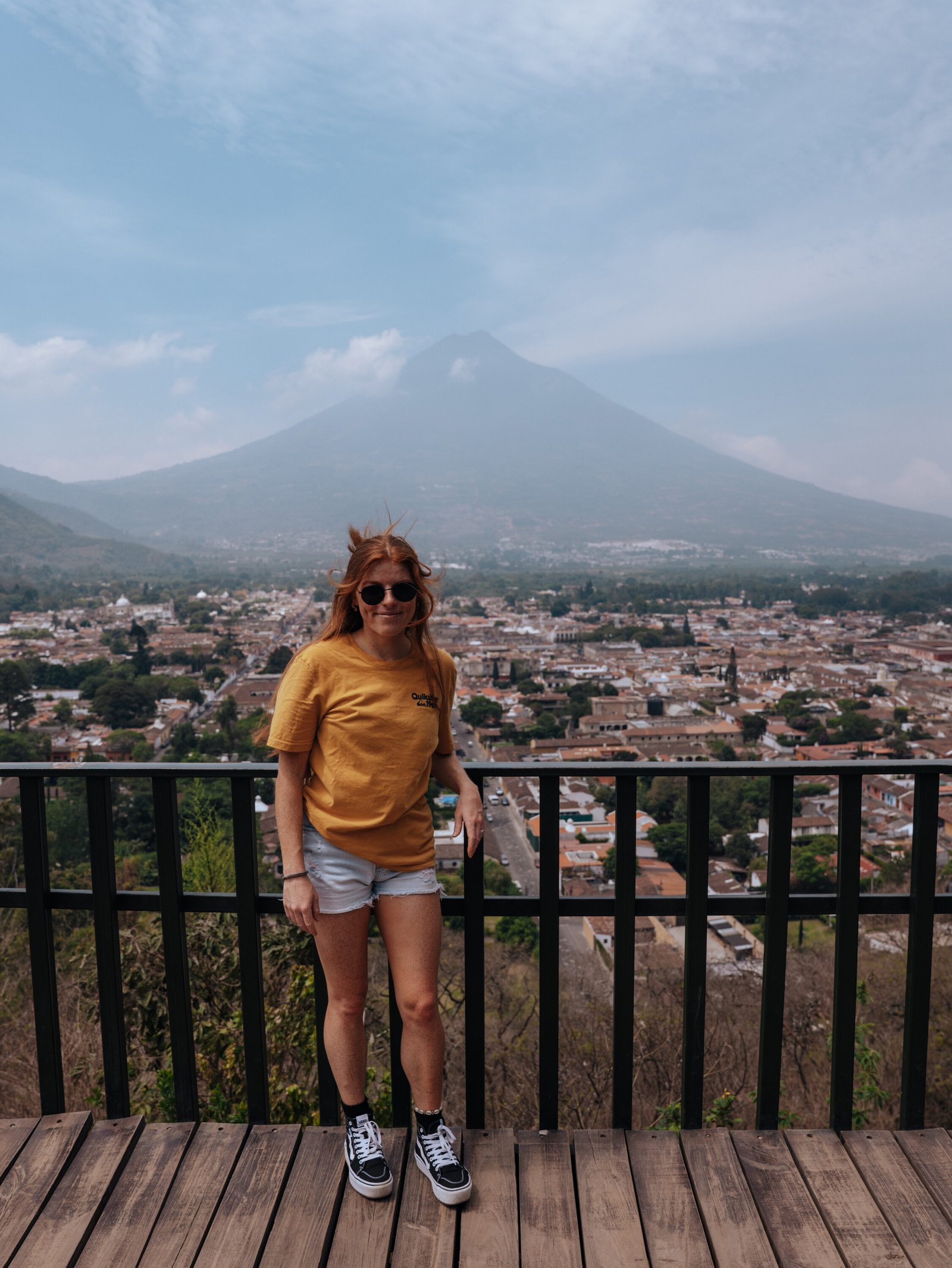 A sunny, warm day atop Cerro de la Cruz