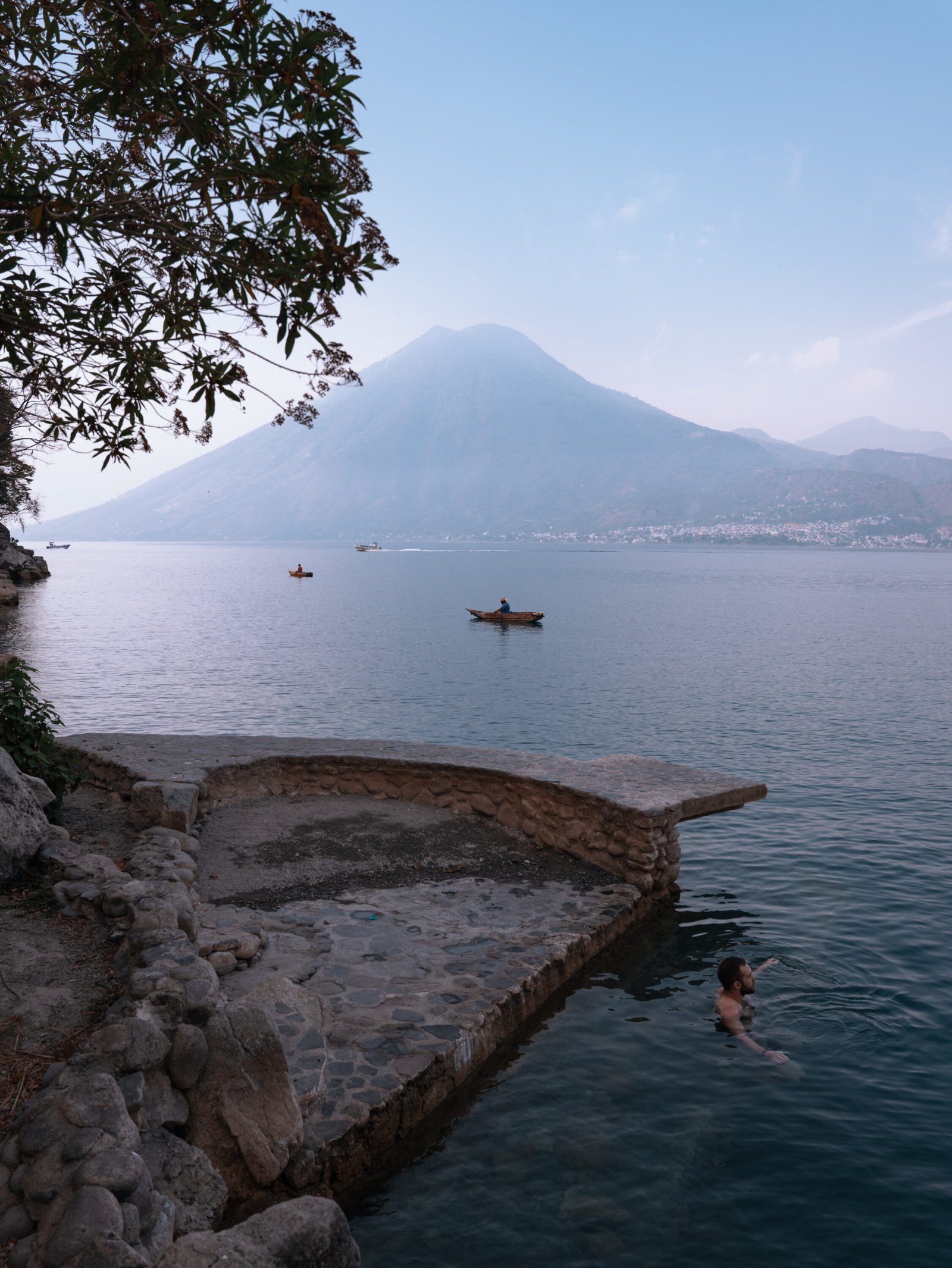 A pristine spot for a morning swim