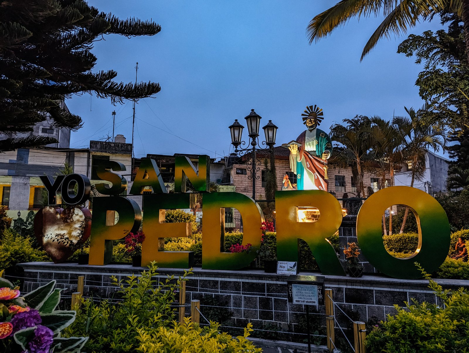 Yo Amo San Pedro sign