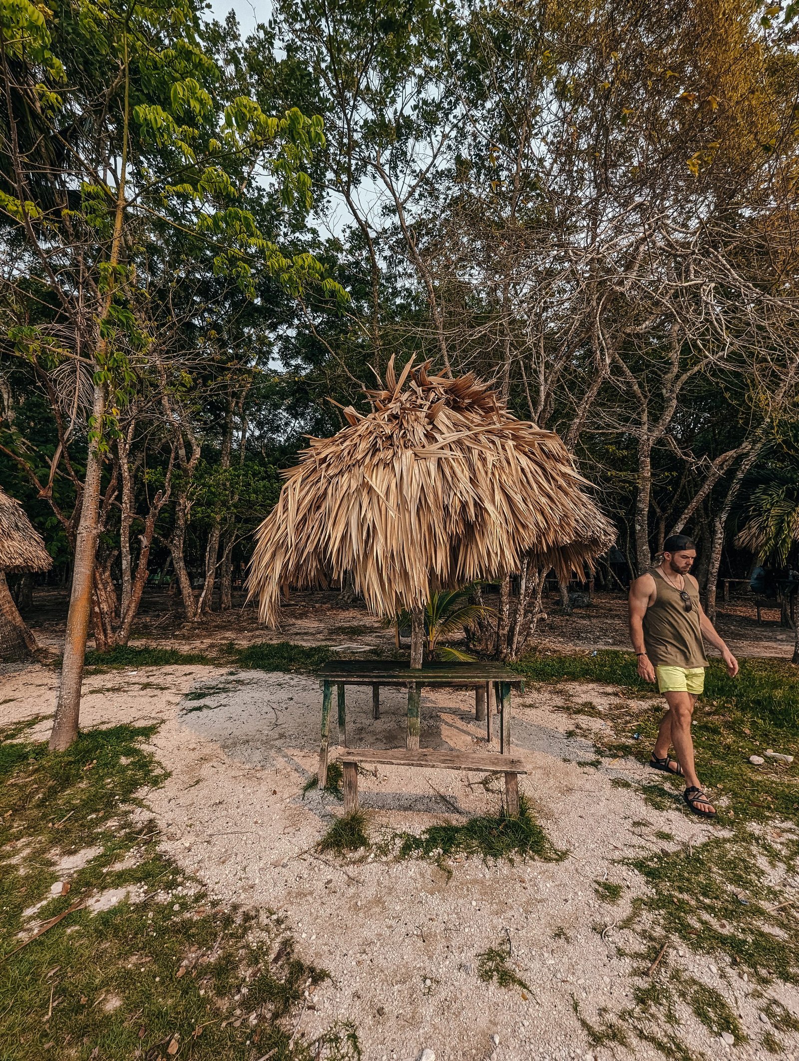 The tables at Playa El Chechenal