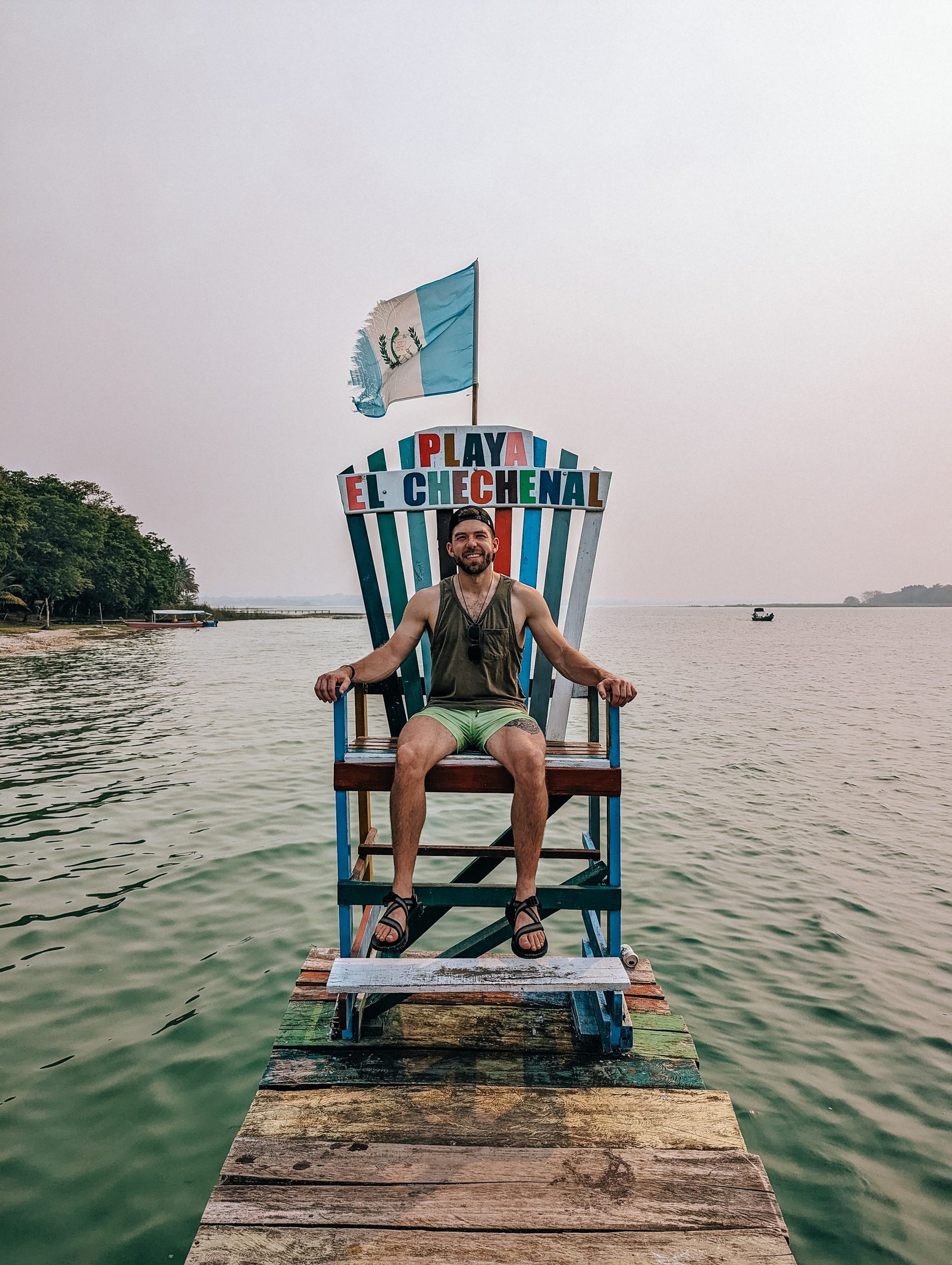 The Playa El Chechenal chair on the pier
